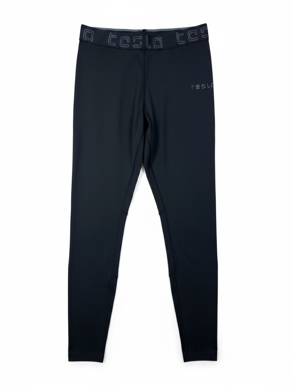 Tesla Men’s Compression Training Leggings Black Performance Base Layer Tights